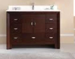 Latitude Run Indigo 49" Single Bathroom Vanity Set 