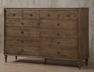 ACME Furniture Inverness 26097 Dresser with 12 Drawers, Reclaimed Oak