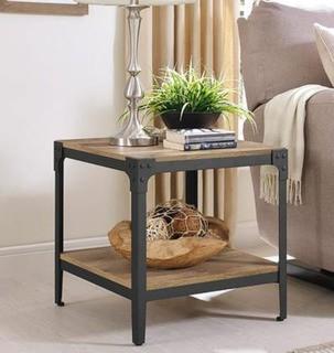 Walker Edison C20AISTBW End Table - Set of 2