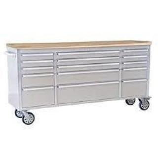 *SOLD*  NEW 72" Stainless Steel 15 Drawer Tool Chest