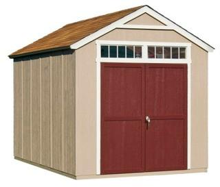 Majestic 8 ft. x 12 ft. Wood Storage Shed