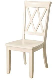 (2)MoretinMarsh Solid Wood Dining Chairs, White