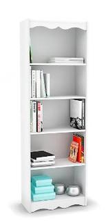 Sonax?24-inch x 72-inch x 12-inch Metal Cubed Bookcase in White