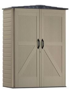 Rubbermaid Vertical Shed 6'5"Hx4'7"Wx4'4"L