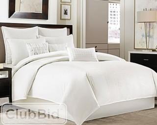 Manor Hill® Ellis King 4 Piece Comforter Set - White