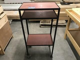 Steel Rolling Storage Shelf 22"x15"x47".