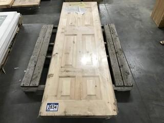 Lot of Assorted 24" Wood Interior & Exterior Doors.