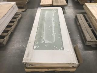 Lot of Assorted 30" Frosted Glass Doors.