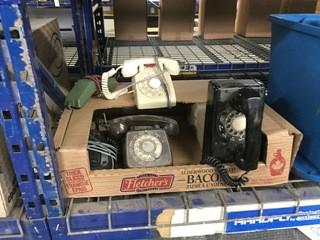 Lot of Assorted Retro Telephones