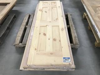 Lot of Assorted 24"x30" Wood Interior & Exterior Doors.