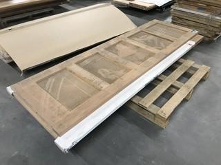 Lot of Assorted Interior & Exterior Wood Doors 30"-36".