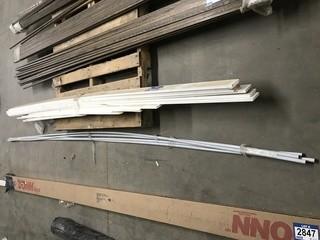 Lot of Assorted 3" Baseboard & 1/2" Pex Piping.