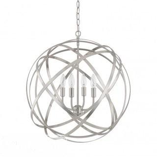 Laurel Foundry Modern Farmhouse Kierra 4-Light Globe Pendant - Brushed Nickel(LRFY7962_21188286)
