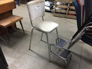 Retro Step Stool/Chair