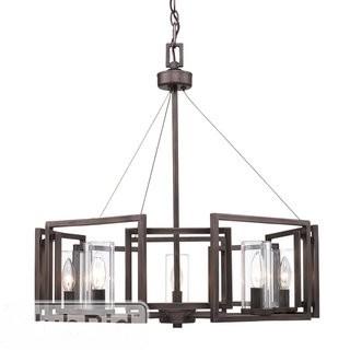 Mercer41 Sean Candle Style Chandelier - Gunmetal Bronze (MRCR3302_17597087_23234614)