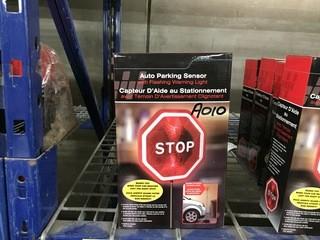 Lot of (4) Auto Parking Sensors with Flashing Warning Light