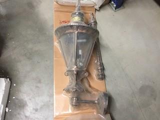 Large Outdoor Light Copper/Black  Approx. 39"