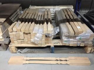 Lot of Creative Wood Hemlock Balusters
