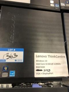 Lenovo ThinkCentre Intel Core i5-650 @ 3.20 Ghz, 8GB Ram, 320GB HDD