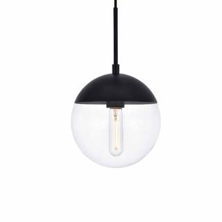 Elegant Lighting Eclipse Single Light Wide Pendant