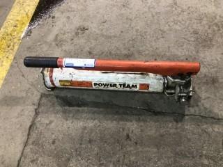 Power Team Hydraulic Hand Pump