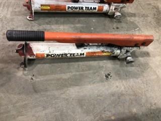 Power Team Hydraulic Hand Pump