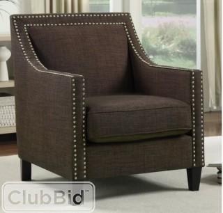 Three Posts Rotterdam Arm Chair - Chocolate(THRE3511_16214528)
