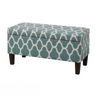 Latitude Run Clare Tokatli Upholstered Storage Bench - Teal Blue(LTRN2631_16558497)