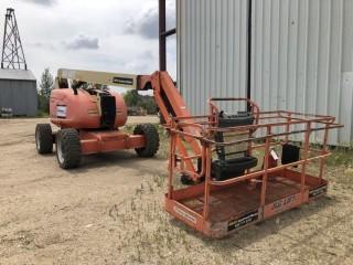 2006 JLG 6--A3 4X4 Articulated Manlift C/w Power To Platform, 4 Cyl Diesel, Positive Air Shut Off, Showing 5880 Hrs. SN 300089874