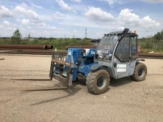 2007 Genie GTH-5519 4X4X4 Telescopic Forklift C/w Hyd Q/C, Forks, Aux Hyd, 2 Sec Boom, Showing 6245 Hrs. SN 17238 NOTE Forklift Cannot Be Removed Until August 14 @ Noon Unless Mutually agreed Upon*