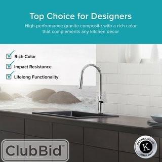 Kraus Granite 24 x 18 Undermount Kitchen Sink (KUS2530)