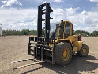 2007 Sellick S80 JDS-4 8000LB 4X4 Forklift C/w 48in Forks, Side Shift, Fork Positioners, 2-Stage Mast, Cab, Showing 9743 Hrs. SN 7143707S8J-4 *NOTE Forklift Cannot Be Removed Until August 14 @ Noon Unless Mutually agreed Upon*