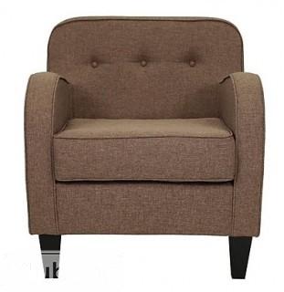 Ebern Designs Bridgette Tufted Armchair - Pecan Brown(EBND1026_21385311)