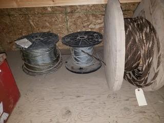 Qty Of (3) Spools Of Cable