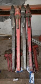 Qty Of (4) Pipe Wrenches