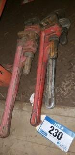 Qty Of (4) Pipe Wrenches