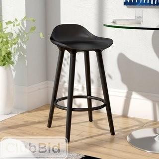 Wade Logan Escalon 25 Bar Stool - Black(WLGN1012_19317236)