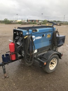 Miller Big Blue 300 S/A Welder C/w Perkins 3 Cyl Diesel, Showing 7866 Hrs. SN LH330124E