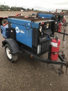 Miller Big Blue 300 S/A Welder C/w Perkins 3 Cyl Diesel. Showing 7254 Hrs. SN LH280096E