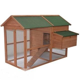 Pawhut Wooden Backyard Hen House Chicken Coop (PWHU1028)