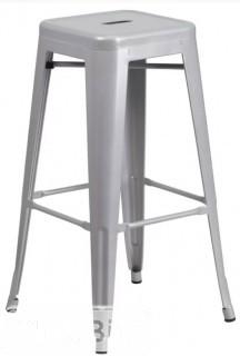 Trent Austin Design Barchetta 30" Bar Stool - Glossy Silver (TADN4109_17629176)