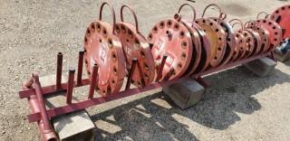 Qty Of Pipe Flanges C/w Rack