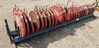 Qty Of Pipe Flanges C/w Rack