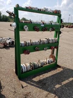 Qty Of Pipe Flanges C/w Rack