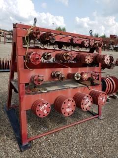 Qty Of Pipe Flanges C/w Rack