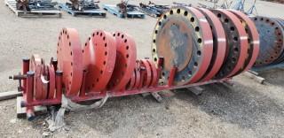 Qty Of Pipe Flanges C/w Rack