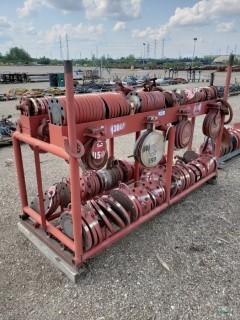 Qty Of Pipe Flanges C/w Rack