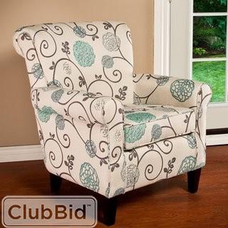 Alcott Hill Wadham Flowered Upholstered Club Chair (ALCT3264)