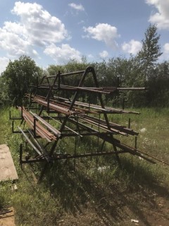 Storage Rack C/w Misc Steel