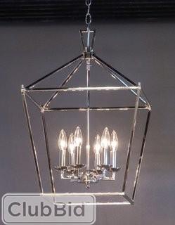 Laurel Foundry Modern Farmhouse Carmen 6-Light Foyer Pendant - Antique Silver(LRFY3262_19400484)